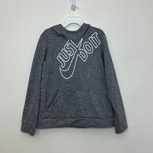 Nike Girls Just Do It Therma Pullover Training Hoodie SIZE XL